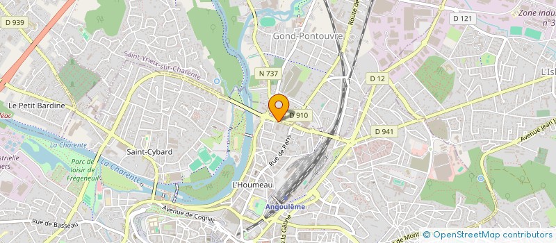 localisation de l'entreprise NEW BUFFET à ANGOULEME