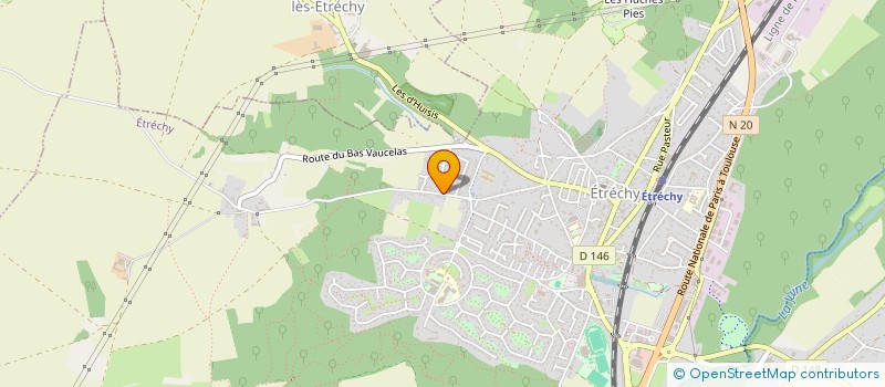 localisation de l'entreprise NEW BUSINESS CONCEPT  ETRECHY