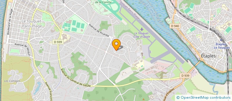 localisation de l'entreprise NEW CAP à LE TOUQUET-PARIS-PLAGE