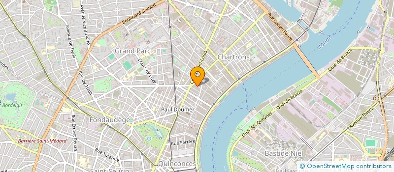 localisation de l'entreprise NEW CAP SANTE à BORDEAUX