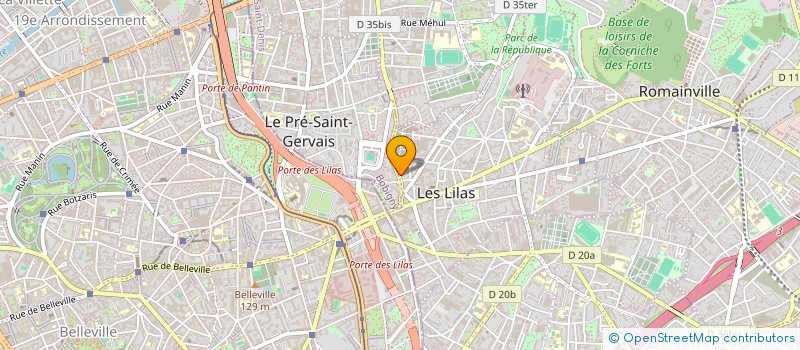 localisation de l'entreprise NEW CAR à LES LILAS