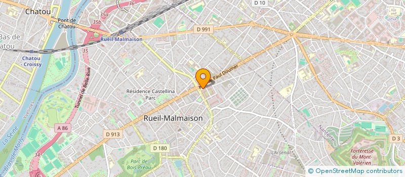 localisation de l'entreprise NEW CAR SERVICE à RUEIL-MALMAISON