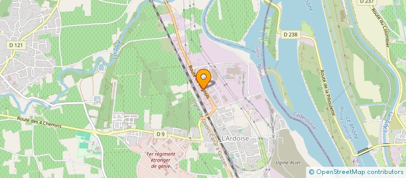 localisation de l'entreprise NEW CARS  LAUDUN-L'ARDOISE