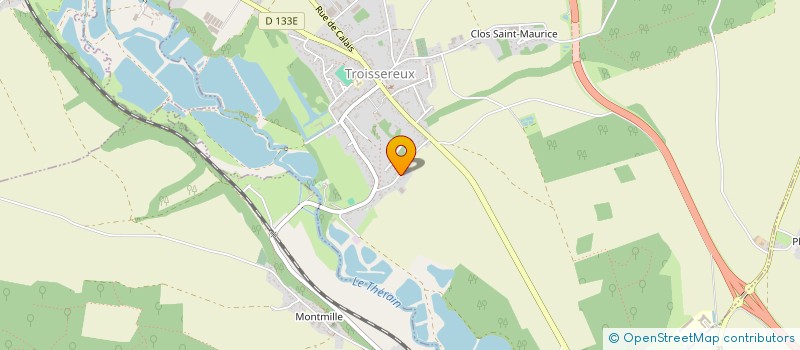 localisation de l'entreprise NEW CARS  TROISSEREUX