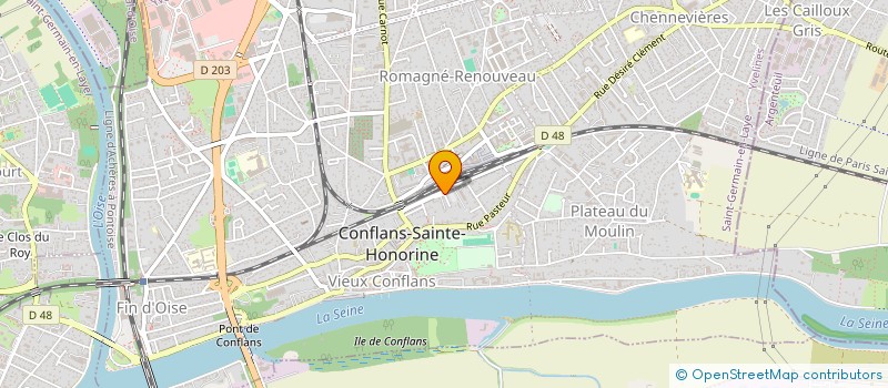 localisation de l'entreprise NEW CARS-SERVICES à CONFLANS-SAINTE-HONORINE