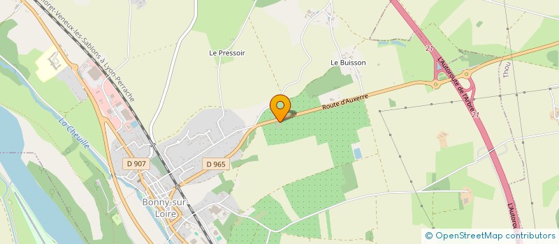 localisation de l'entreprise NEW CEDRES à BONNY-SUR-LOIRE