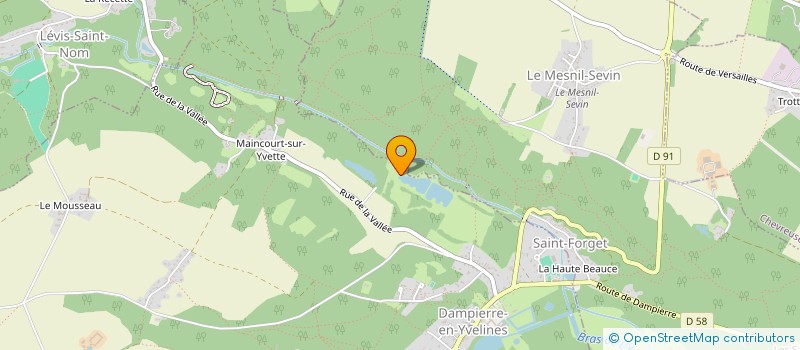 localisation de l'entreprise NEW CENTURY BAROQUE  DAMPIERRE-EN-YVELINES