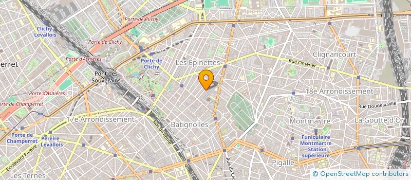 localisation de l'entreprise NEW CHANCE à PARIS