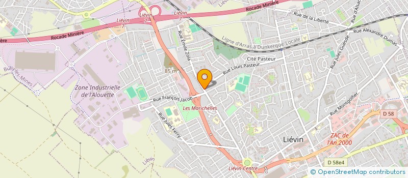 localisation de l'entreprise NEW CHAPTER  LIEVIN