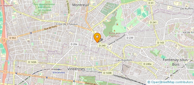 localisation de l'entreprise NEW CLEAN à MONTREUIL