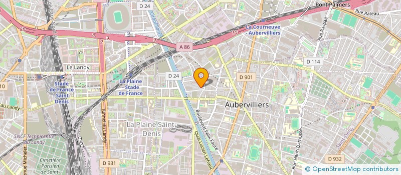 localisation de l'entreprise NEW CLEAN NADAFA  AUBERVILLIERS