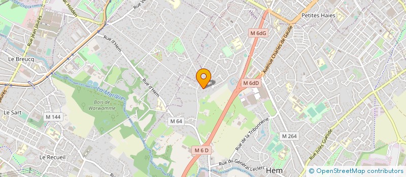 localisation de l'entreprise NEW-CO  HEM