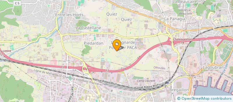 localisation de l'entreprise NEW CO  OLLIOULES