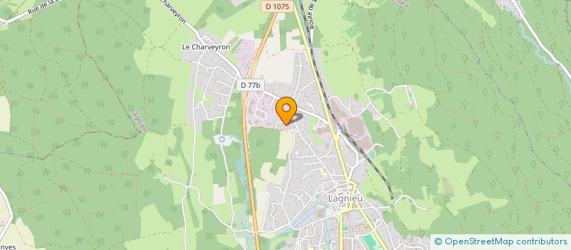 localisation de l'entreprise NEW CO  LAGNIEU