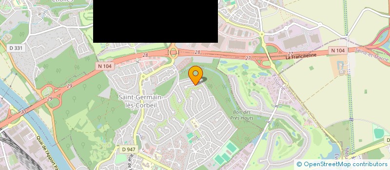 localisation de l'entreprise NEW CO GRAPHIC  SAINT-GERMAIN-LES-CORBEIL