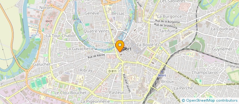 localisation de l'entreprise NEW CO PLAST HOLDING  NIORT