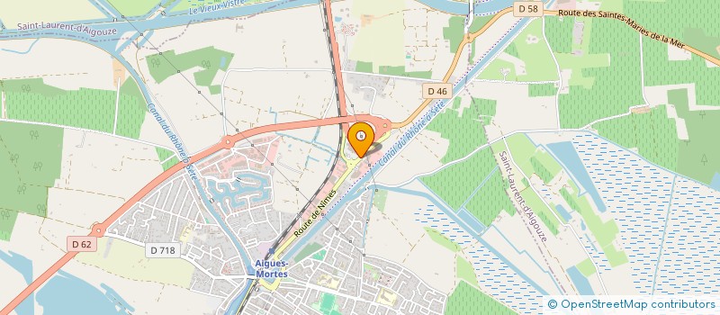 localisation de l'entreprise NEW COACH  AIGUES-MORTES