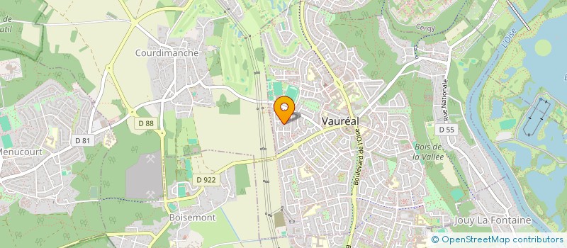 localisation de l'entreprise NEW CODE à VAUREAL
