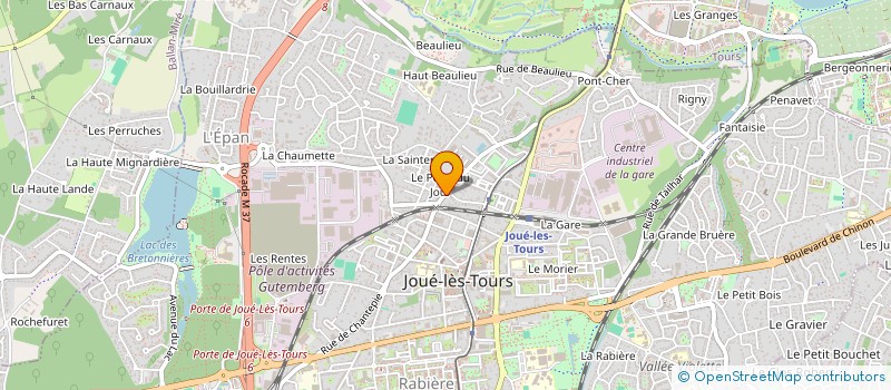 localisation de l'entreprise NEW COM  JOUE-LES-TOURS