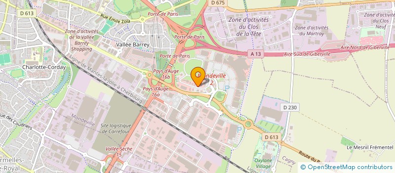 localisation de l'entreprise NEW CONCEPT 3B  MONDEVILLE