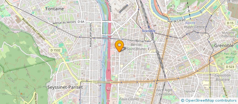 localisation de l'entreprise NEW CONCEPT  GRENOBLE