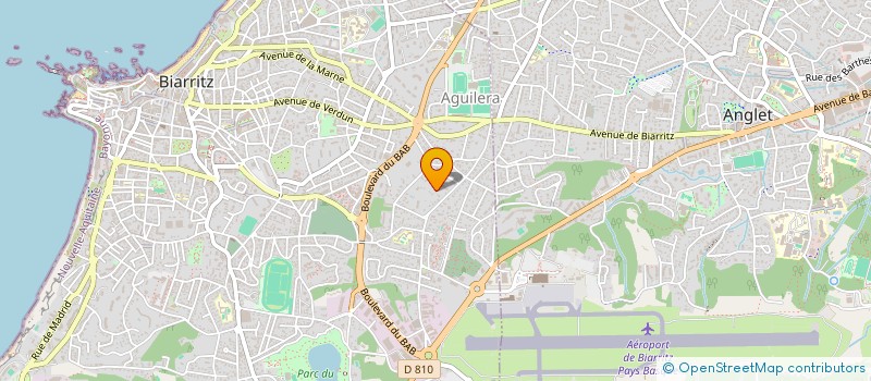 localisation de l'entreprise NEW CONCEPT CONSTRUCTIONS à BIARRITZ