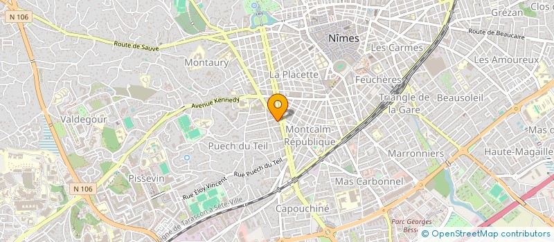 localisation de l'entreprise NEW CONCEPT FORME à NIMES