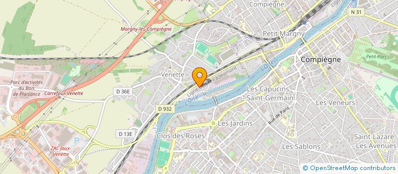 localisation de l'entreprise NEW CONCEPT MEDICAL  VENETTE