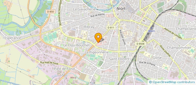 localisation de l'entreprise NEW CONCEPT SARL à NIORT