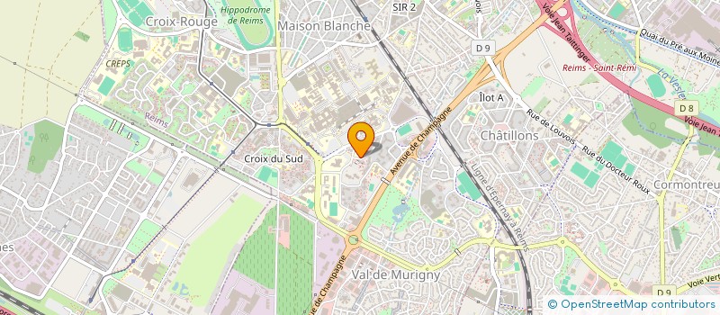 localisation de l'entreprise NEW CONSULAT  REIMS