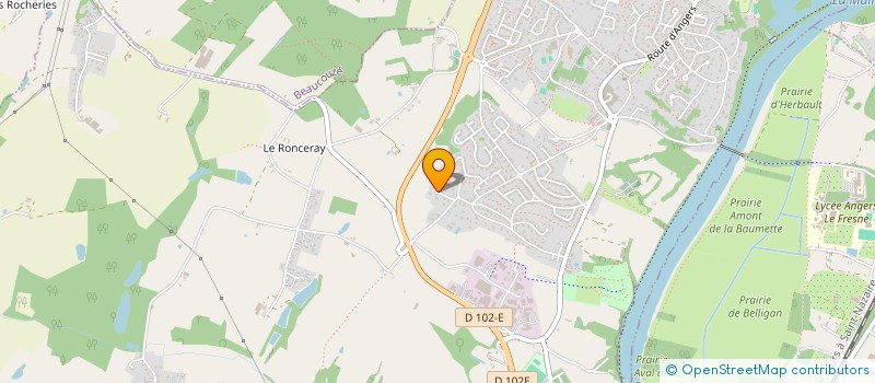 localisation de l'entreprise NEW CREATION SITE (N.C.S.) à BOUCHEMAINE