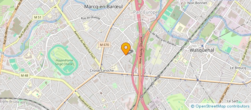 localisation de l'entreprise NEW CROIX à MARCQ-EN-BARŒUL