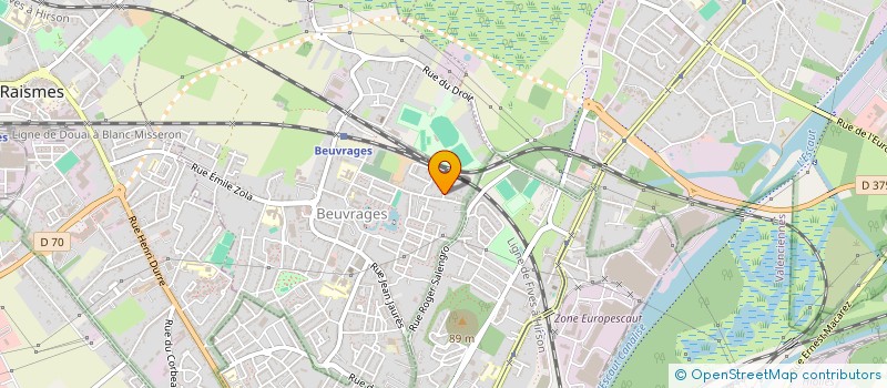 localisation de l'entreprise NEW DANCE à BEUVRAGES