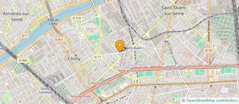 localisation de l'entreprise NEW DANE EUROPE à CLICHY