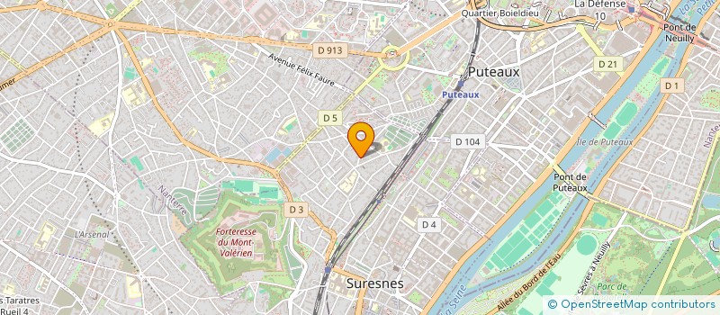 localisation de l'entreprise NEW DAY à SURESNES