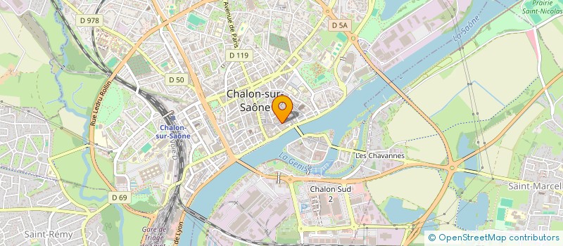 localisation de l'entreprise NEW DEAL à CHALON-SUR-SAONE