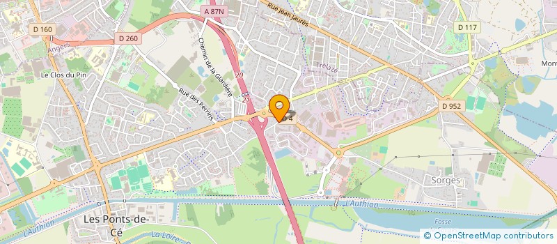 localisation de l'entreprise NEW DEAL AUTO  LES PONTS-DE-CE