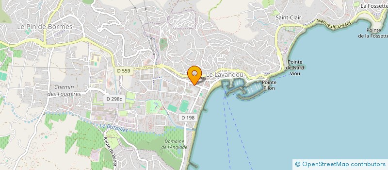 localisation de l'entreprise NEW DEAL RECHERCHE ET DEVELOPPEMENT à LE LAVANDOU