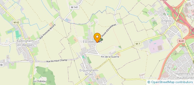 localisation de l'entreprise NEW DECO à ESCOBECQUES