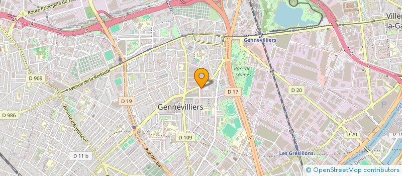 localisation de l'entreprise NEW & DECO à GENNEVILLIERS