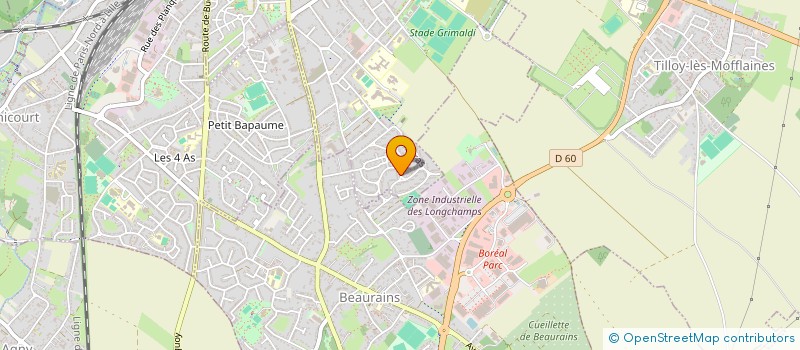 localisation de l'entreprise NEW DECO 62 à ARRAS