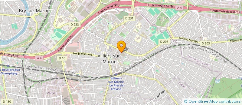 localisation de l'entreprise NEW DELICE à VILLIERS-SUR-MARNE