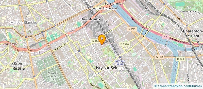 localisation de l'entreprise NEW DELICES DE CHINE à IVRY-SUR-SEINE