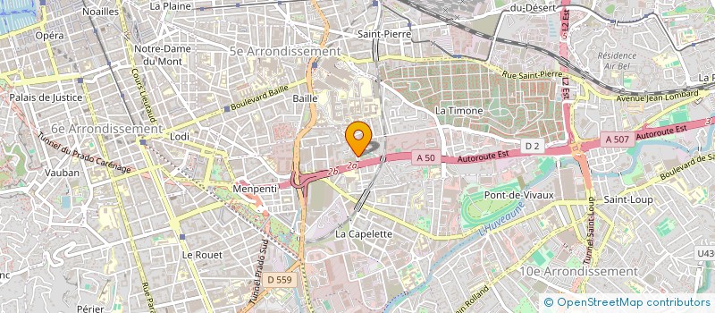 localisation de l'entreprise NEW DELTA à MARSEILLE