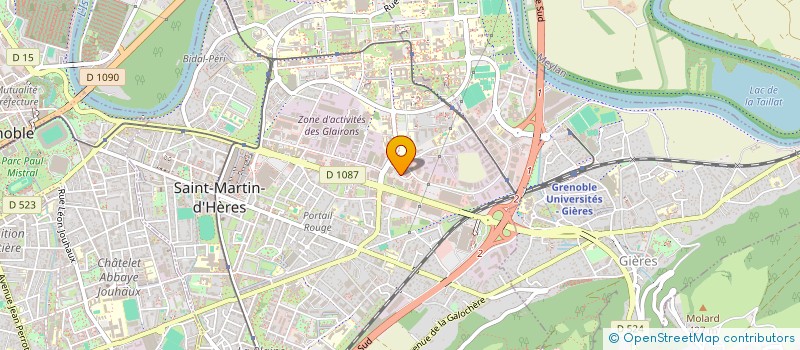 localisation de l'entreprise NEW.DEP à SAINT-MARTIN-D'HERES