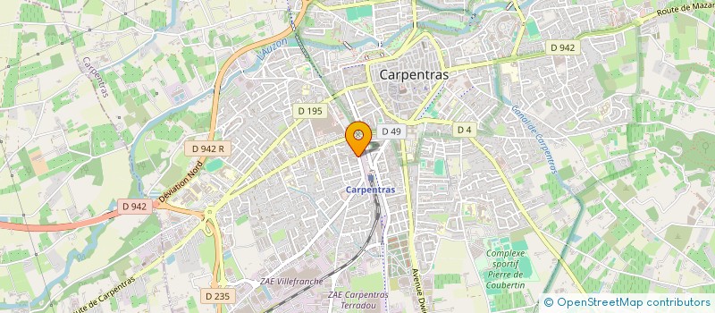 localisation de l'entreprise NEW DERMA  CARPENTRAS