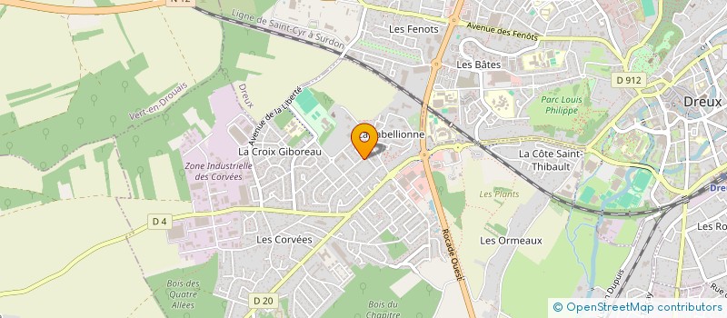 localisation de l'entreprise NEW DIFFUSION à VERNOUILLET