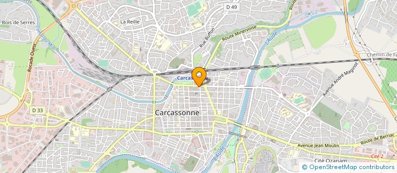 localisation de l'entreprise NEW DISC à CARCASSONNE