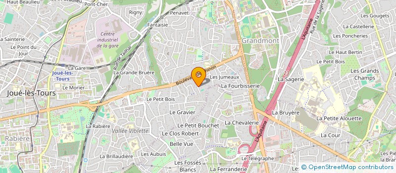 localisation de l'entreprise NEW DISTRIB  JOUE-LES-TOURS