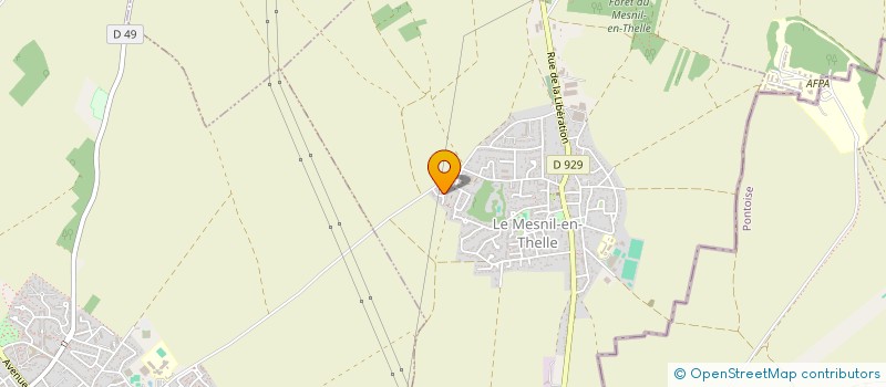 localisation de l'entreprise NEW DISTRIB  LE MESNIL-EN-THELLE